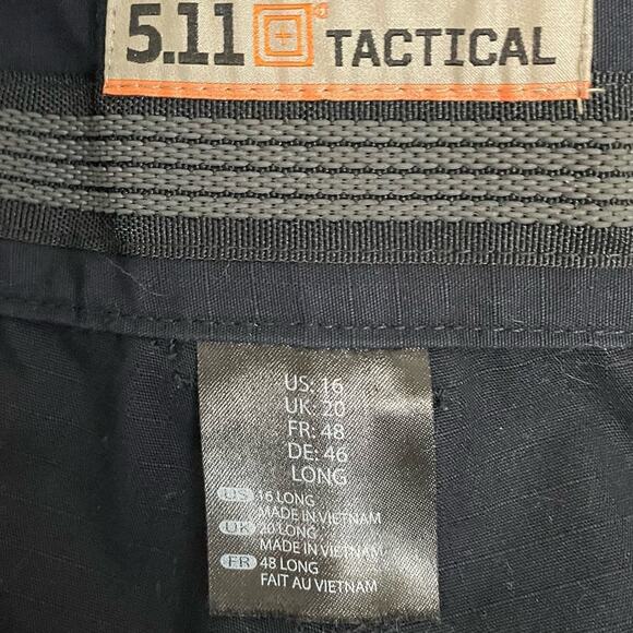 5.11 Tactical Navy EMS Pants 16L Womens Pockets Gusseted Cargo Teflon - Picture 8 of 9